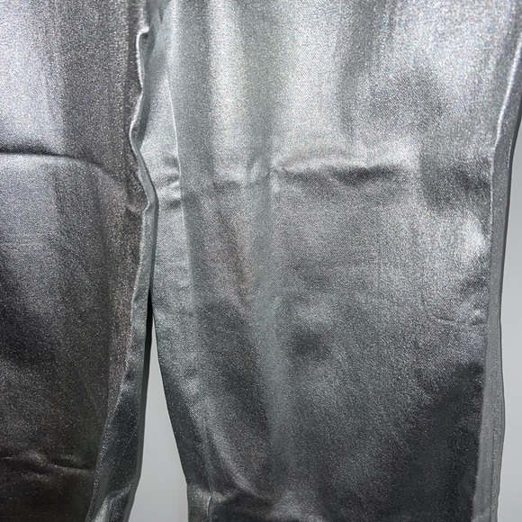 Annie Wear Metallic Wide Leg Pants NEW - Picture 7 of 13